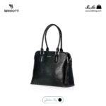کیف دوشی کد TB-6419 برند برنوتی رنگ مشکی از جلو محصول ( Bernotti tb-6419 )