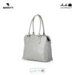 کیف دوشی کد TB-6419 برند برنوتی رنگ طوسی از جلو محصول ( Bernotti tb-6419 )