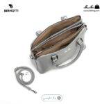 کیف دوشی کد TB-6419 برند برنوتی رنگ طوسی از بالای محصول ( Bernotti tb-6419 )