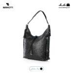 کیف رودوشی کد TB-6421 برند برنوتی رنگ مشکی از جلو محصول ( Bernotti tb-6421 )