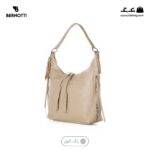 کیف رودوشی کد TB-6421 برند برنوتی رنگ کرم از جلو محصول ( Bernotti tb-6421 )