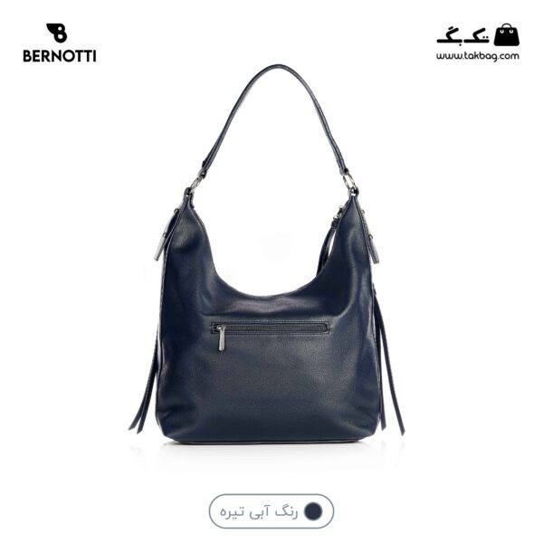 کیف رودوشی کد TB-6421 برند برنوتی رنگ آبی تیره ازپشت محصول ( Bernotti tb-6421 )