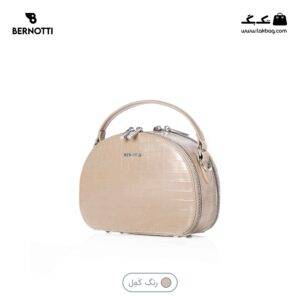 کیف کراس بادی کد TB-6417 برند برنوتی رنگ کرم از جلو محصول( Bernotti tb-6417 )