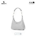 کیف دوشی کد TB-6418 برند برنوتی رنگ طوسی از جلو محصول ( Bernotti tb-6418 )