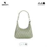 کیف دوشی کد TB-6418 برند برنوتی رنگ سبز از پشت محصول ( Bernotti tb-6418 )