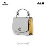 کیف کراس بادی کد TB-6420 برند برنوتی رنگ طوسی / زرد از جلو محصول( Bernotti tb-64120 )
