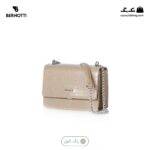 کیف دوشی کد TB-6423 برند برنوتی رنگ کرم از جلو محصول ( Bernotti tb-6423 )