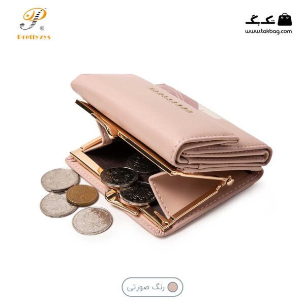 کیف پول زنانه برند پرتیز کد prettyzys PT19-1110 - Image 5