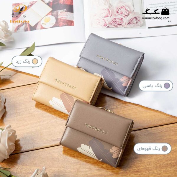 کیف پول زنانه برند پرتیز کد prettyzys PT19-1110 - Image 6
