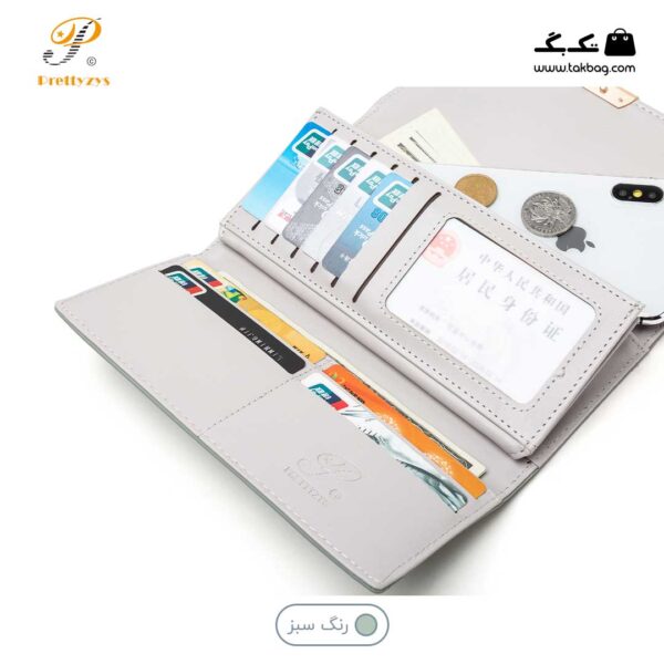 کیف پول زنانه برند پرتیز کد prettyzys PT19-1259 - Image 5