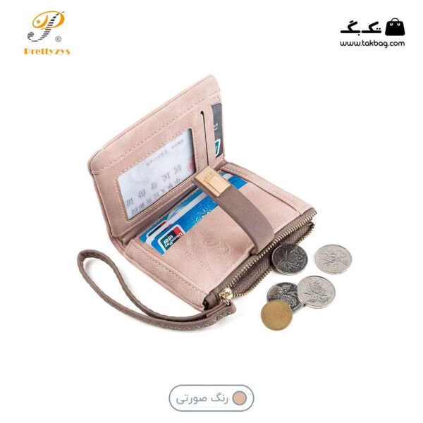 کیف پول زنانه برند پرتیز کد prettyzys PT19-1321 - Image 6