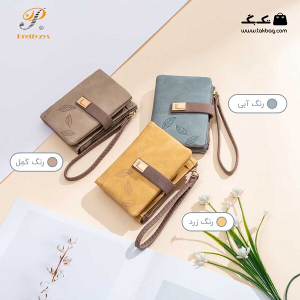 کیف پول زنانه برند پرتیز کد prettyzys PT19-1321 - Image 5