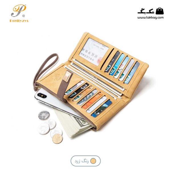 کیف پول زنانه برند پرتیز کد prettyzys PT19-1323 - Image 7