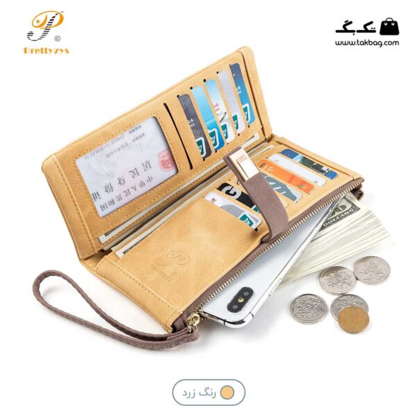 کیف پول زنانه برند پرتیز کد prettyzys PT19-1323 - Image 3