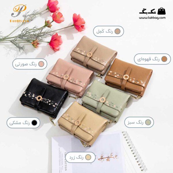 کیف پول زنانه برند پرتیز کد prettyzys PT21-1757 - Image 2