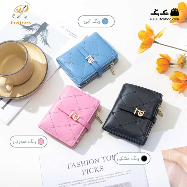 کیف پول زنانه برند پرتیز کد prettyzys PT22-1794 - Image 4