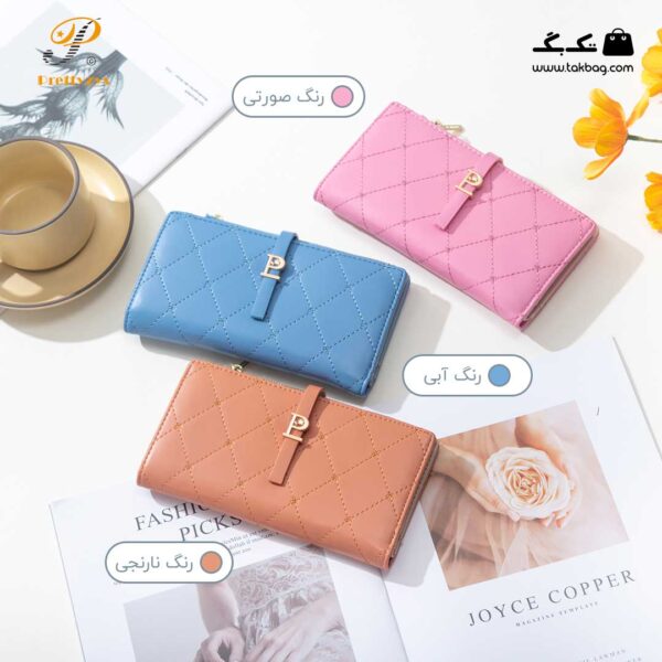 کیف پول زنانه برند پرتیز کد prettyzys PT22-1796 - Image 4