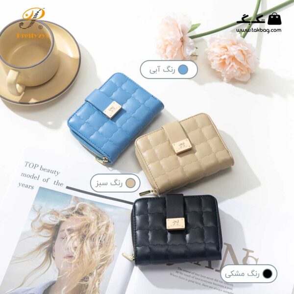 کیف پول زنانه برند پرتیز کد prettyzys PT22-1807 - Image 4