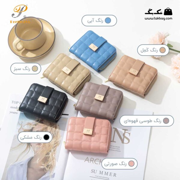 کیف پول زنانه برند پرتیز کد prettyzys PT22-1807 - Image 2