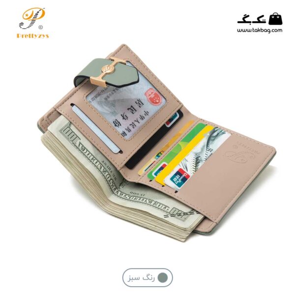 کیف پول زنانه برند پرتیز کد prettyzys PT22-1824 - Image 7