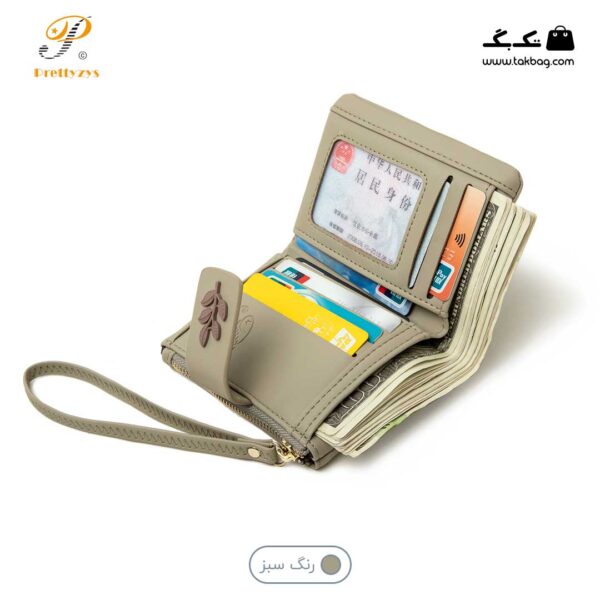 کیف پول زنانه برند پرتیز کد prettyzys PT22-1894 - Image 3