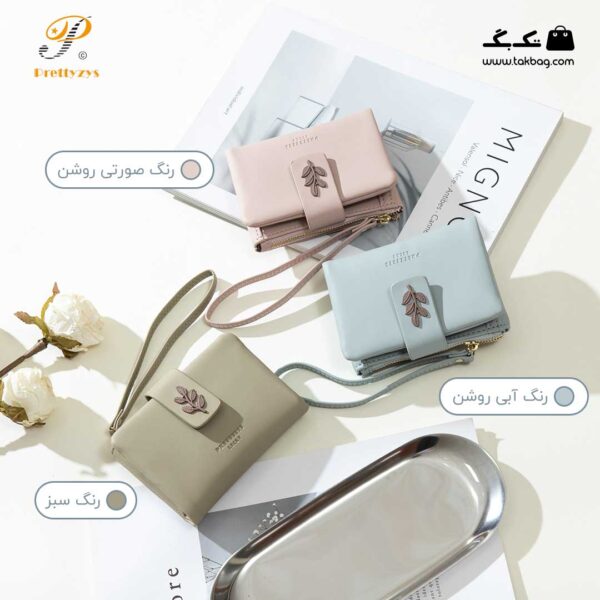 کیف پول زنانه برند پرتیز کد prettyzys PT22-1894 - Image 4