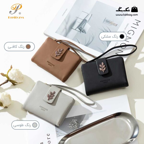کیف پول زنانه برند پرتیز کد prettyzys PT22-1894 - Image 6