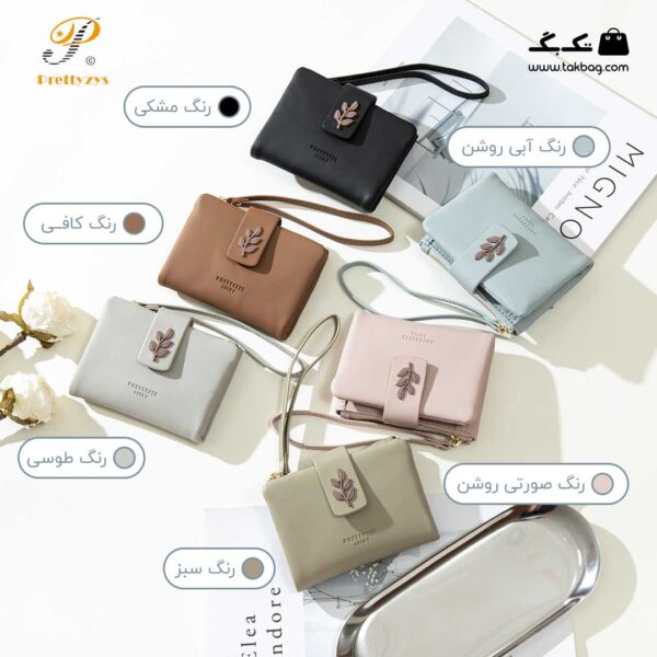 کیف پول زنانه برند پرتیز کد prettyzys PT22-1894 - Image 2