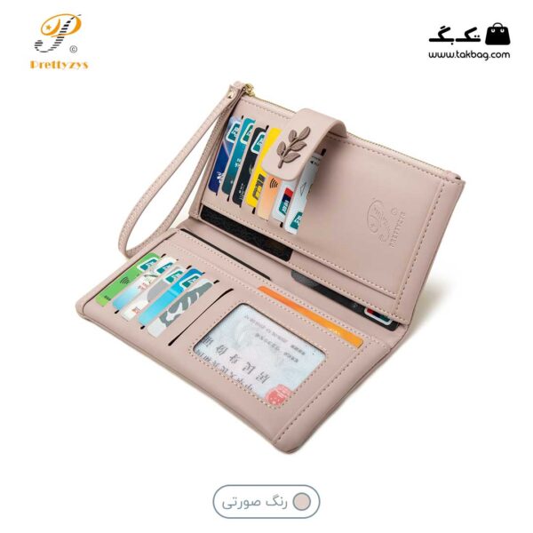 کیف پول زنانه برند پرتیز کد prettyzys PT22-1896 - Image 3