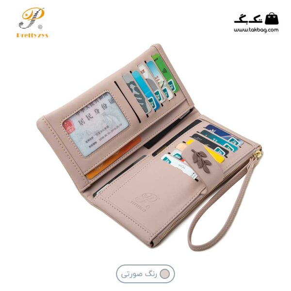 کیف پول زنانه برند پرتیز کد prettyzys PT22-1896 - Image 7
