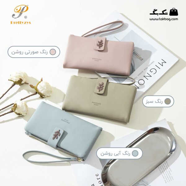 کیف پول زنانه برند پرتیز کد prettyzys PT22-1896 - Image 6
