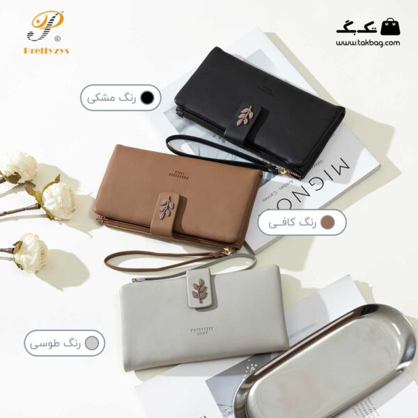 کیف پول زنانه برند پرتیز کد prettyzys PT22-1896 - Image 4