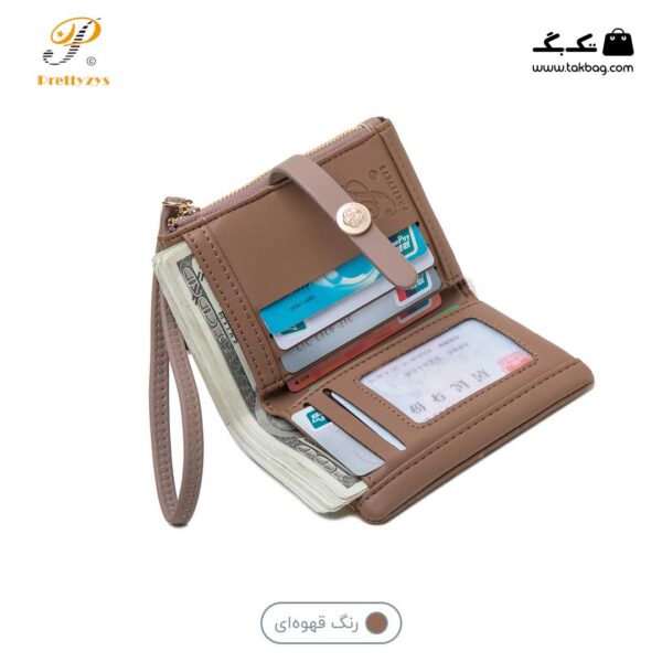 کیف پول زنانه برند پرتیز کد prettyzys PT22-1917 - Image 3