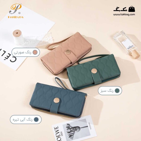 کیف پول زنانه برند پرتیز کد prettyzys PT22-1936 - Image 6