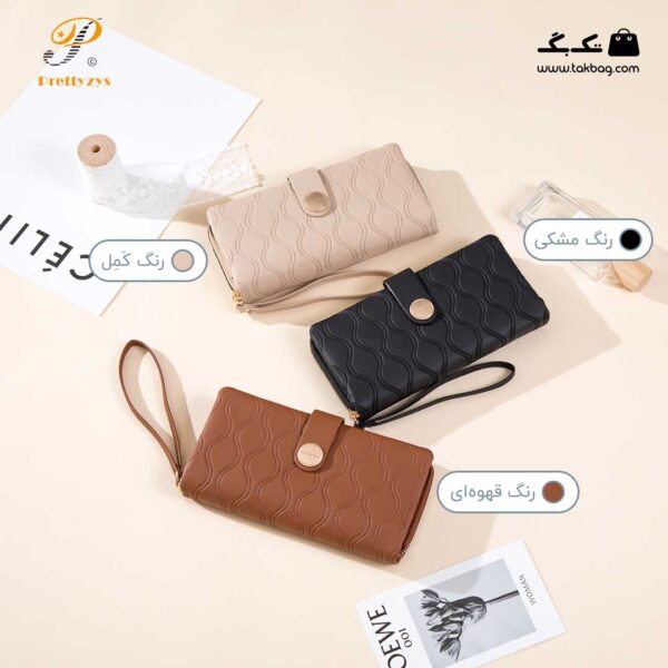 کیف پول زنانه برند پرتیز کد prettyzys PT22-1936 - Image 4
